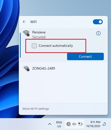 Mẹo ngăn Windows 11 tự động kết nối với mạng Wi-Fi (3)