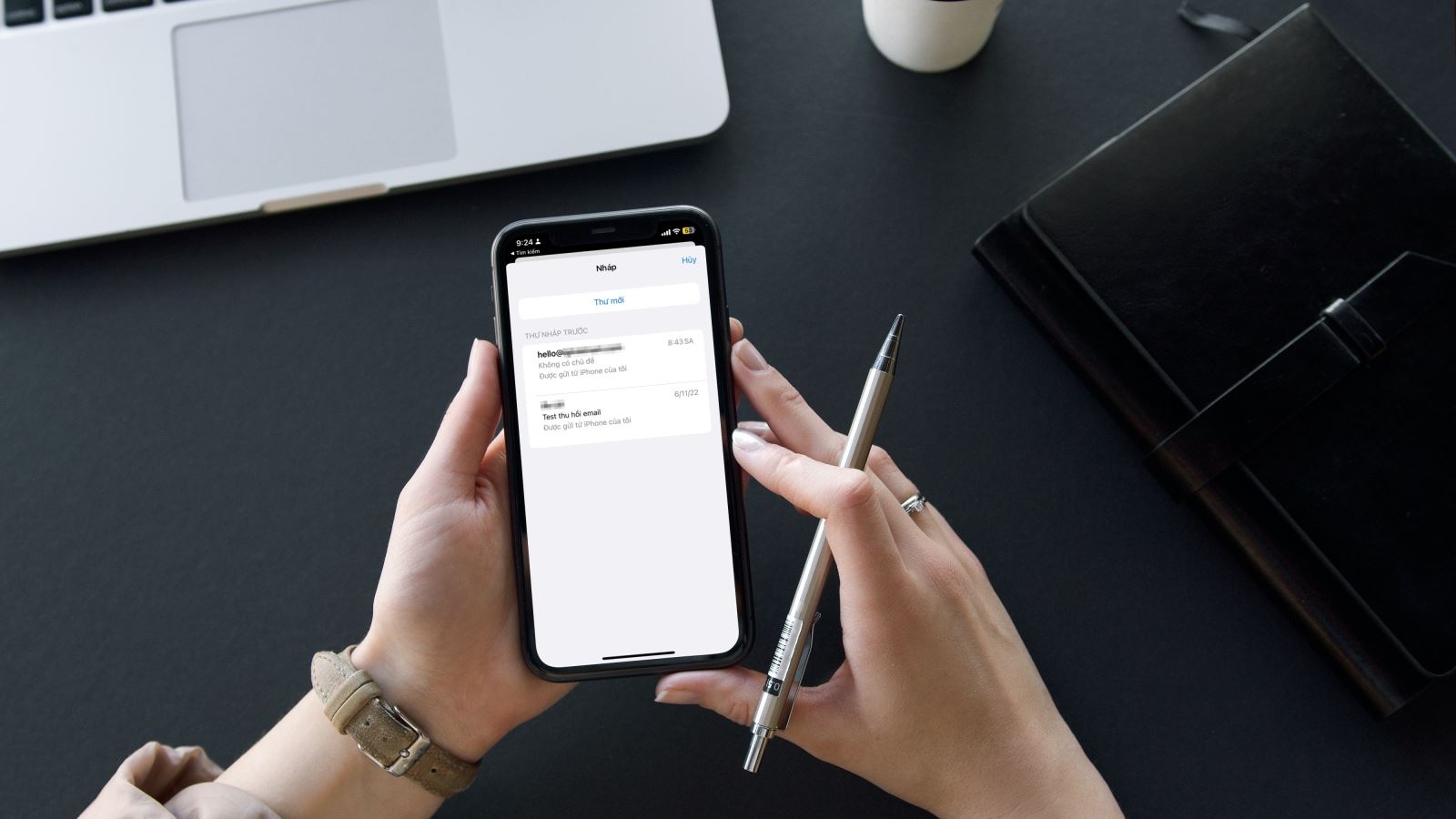 Cách truy cập nhanh email nháp trên iPhone - Ảnh 1