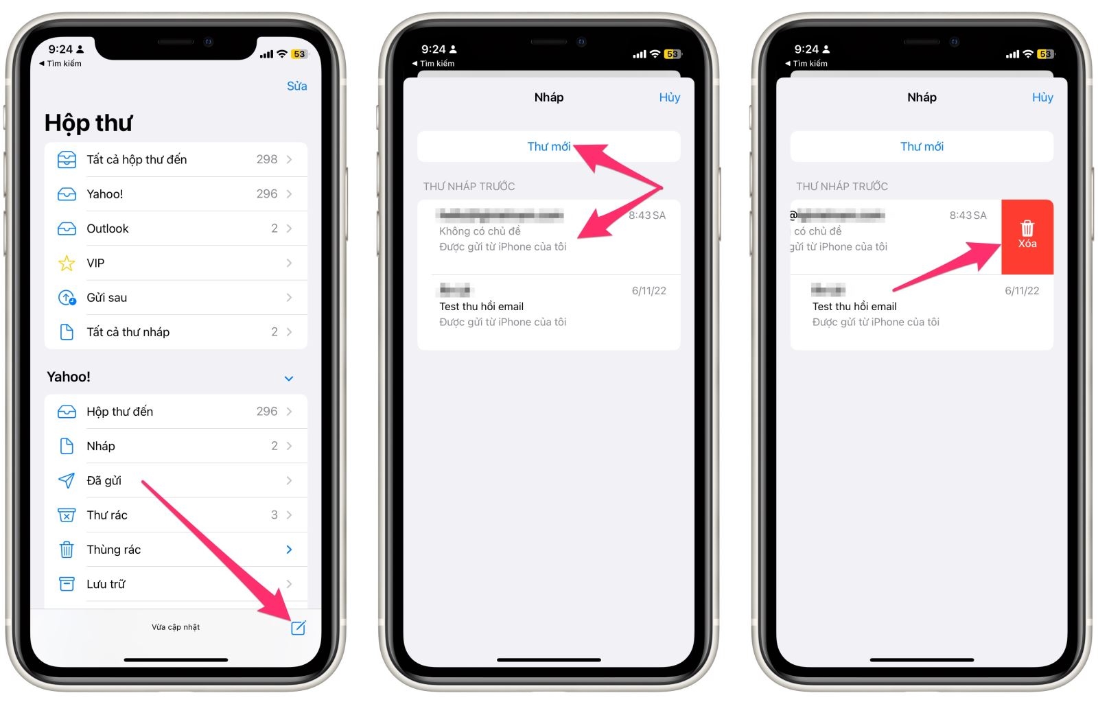 Cách truy cập nhanh email nháp trên iPhone - Ảnh 5