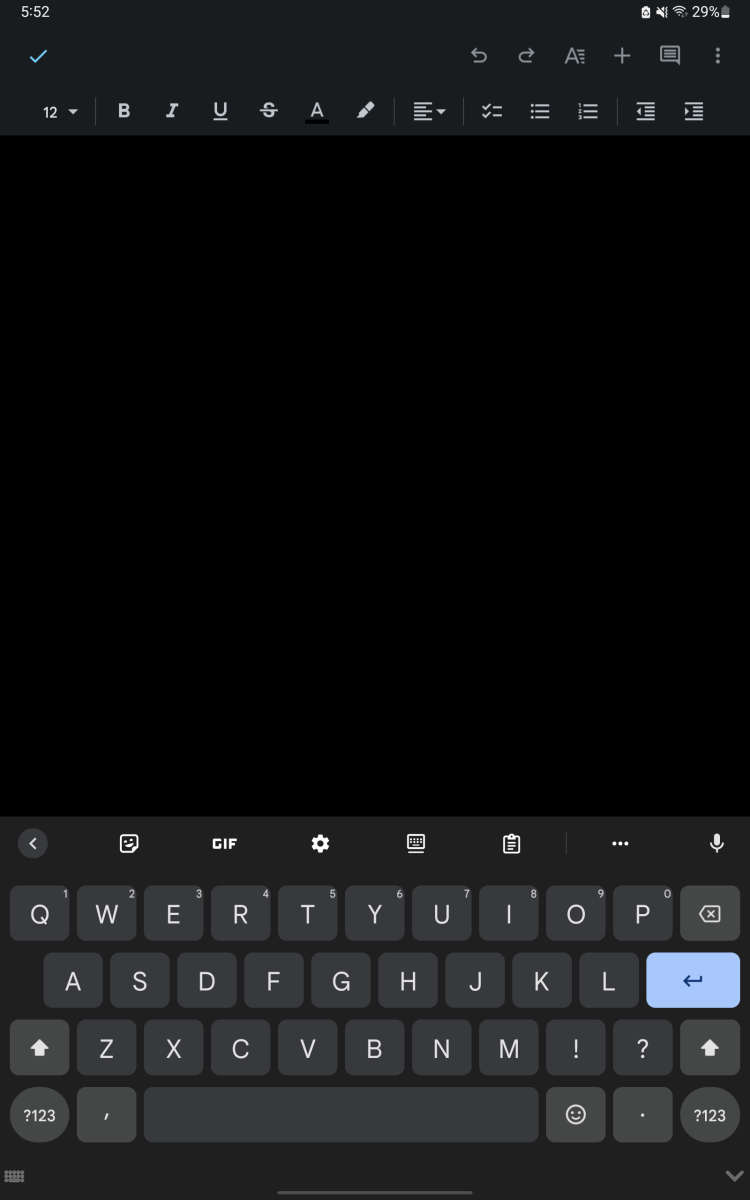 Giao diện cũ của Gboard