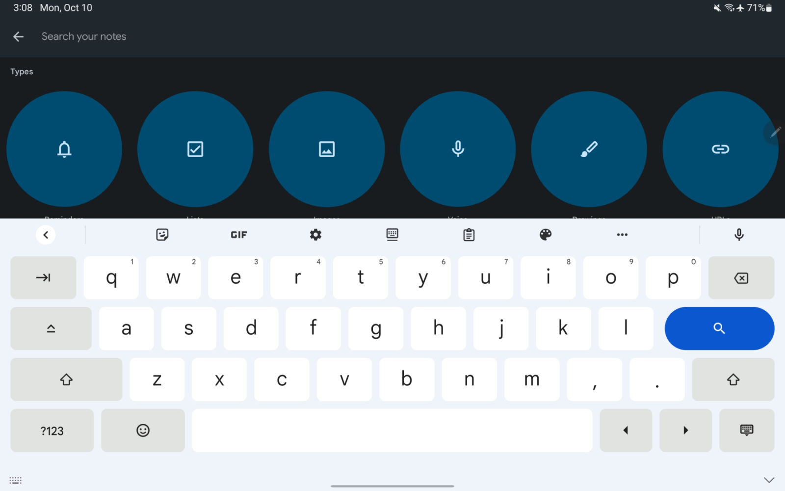 Giao diện mới của Gboard