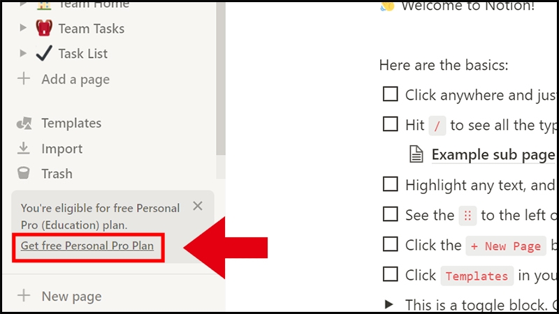 Hướng dẫn nâng cấp gói Personal Pro trên Notion (Ảnh 12)