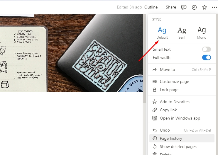 Cách đổi ngôn ngữ, font chữ và lịch đếm trên Notion