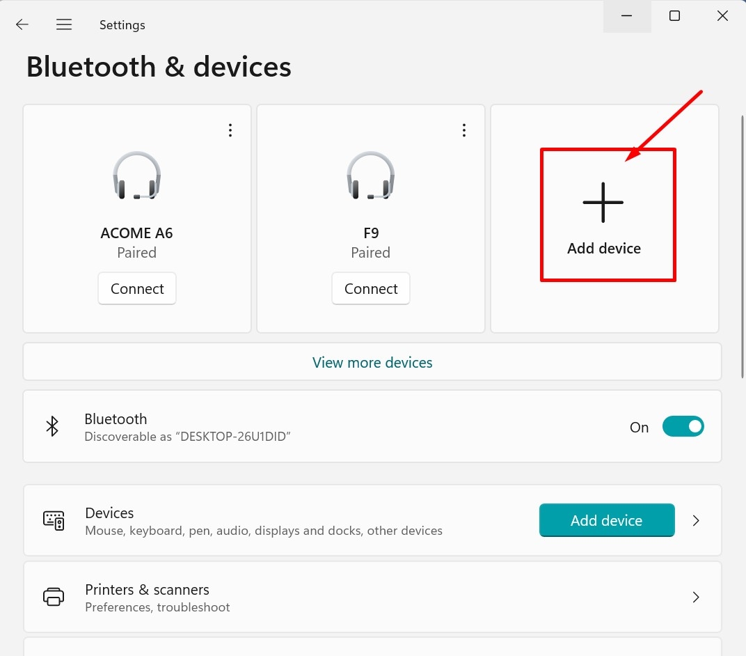 Cách kết nối tai nghe bluetooth với máy tính Win 11