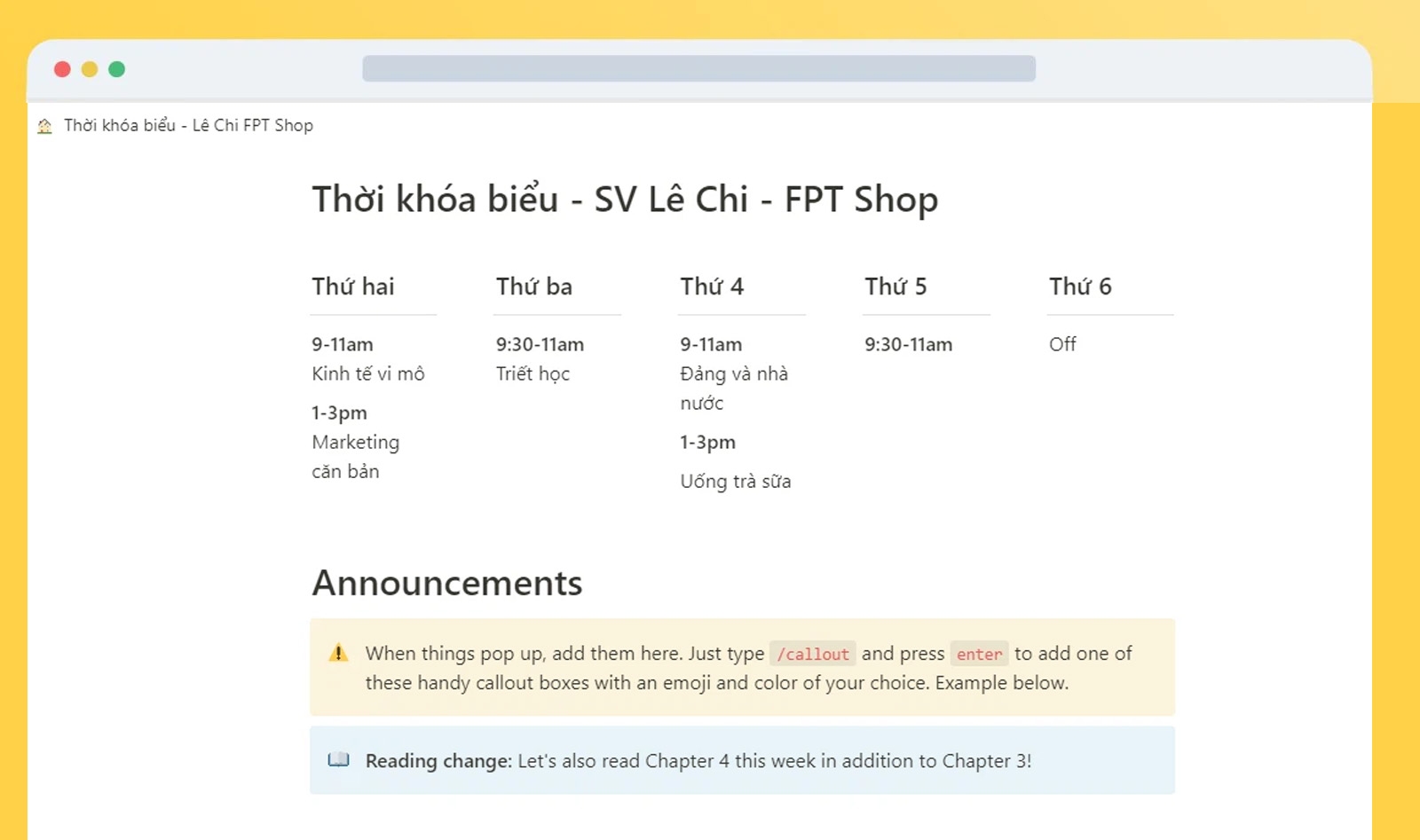 8 mẹo quản lý học tập bằng Notion hiệu quả cho học sinh - sinh viên