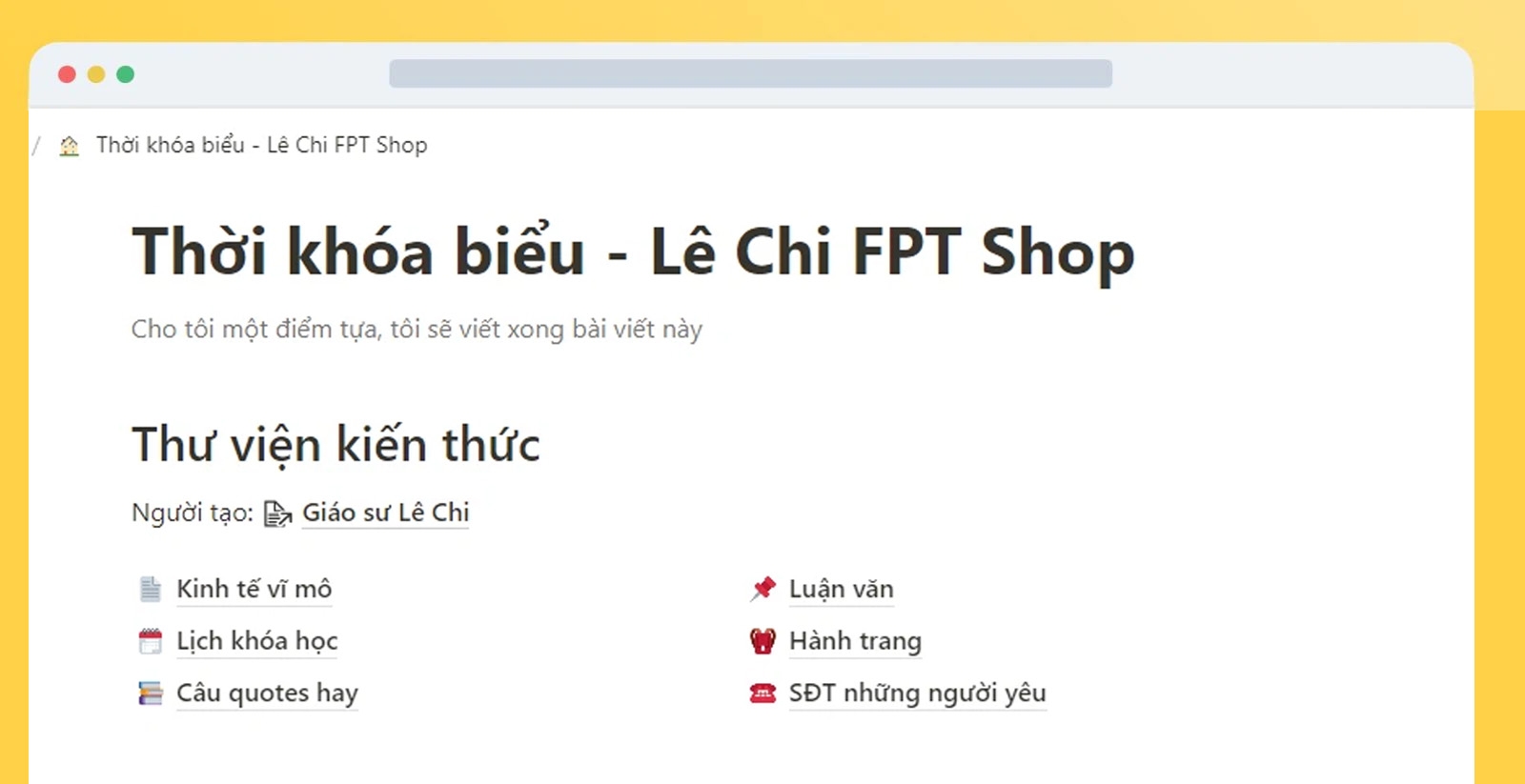 8 mẹo quản lý học tập bằng Notion hiệu quả cho học sinh - sinh viên