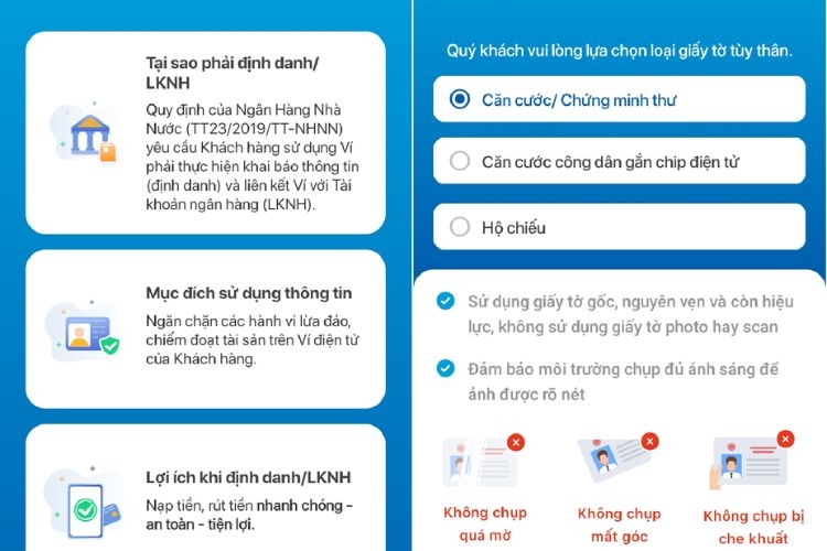 Cách định danh tài khoản VNPAY