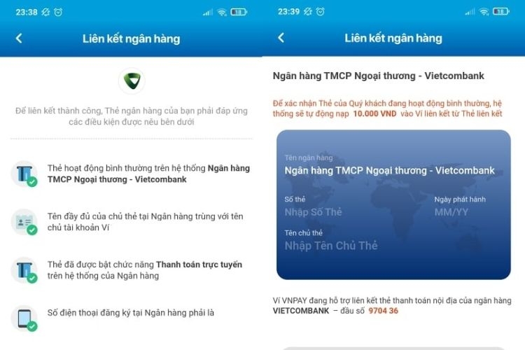 Cách định danh tài khoản VNPAY