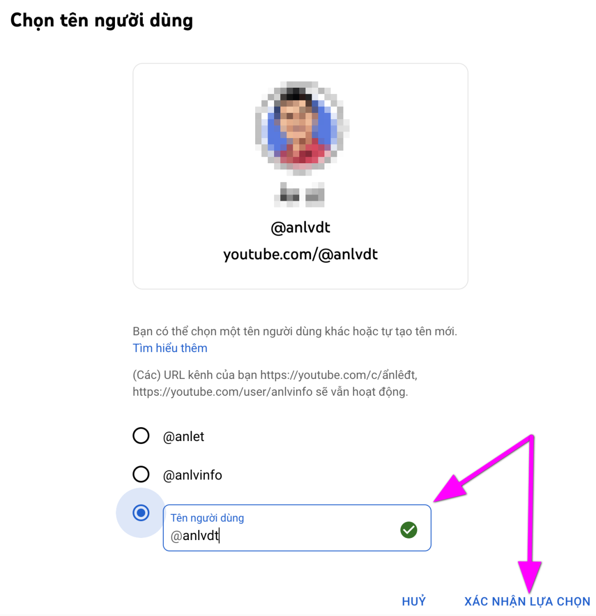 Cách đặt tên người dùng YouTube năm 2022 - Ảnh 3