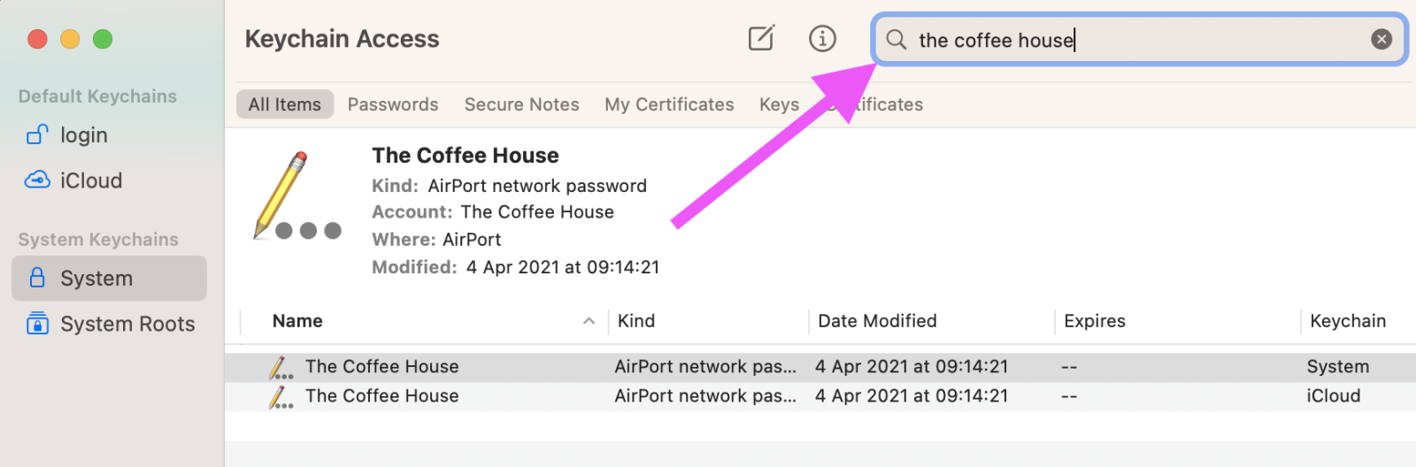 Cách xem mật khẩu Wi-Fi trên máy Mac - Ảnh 4