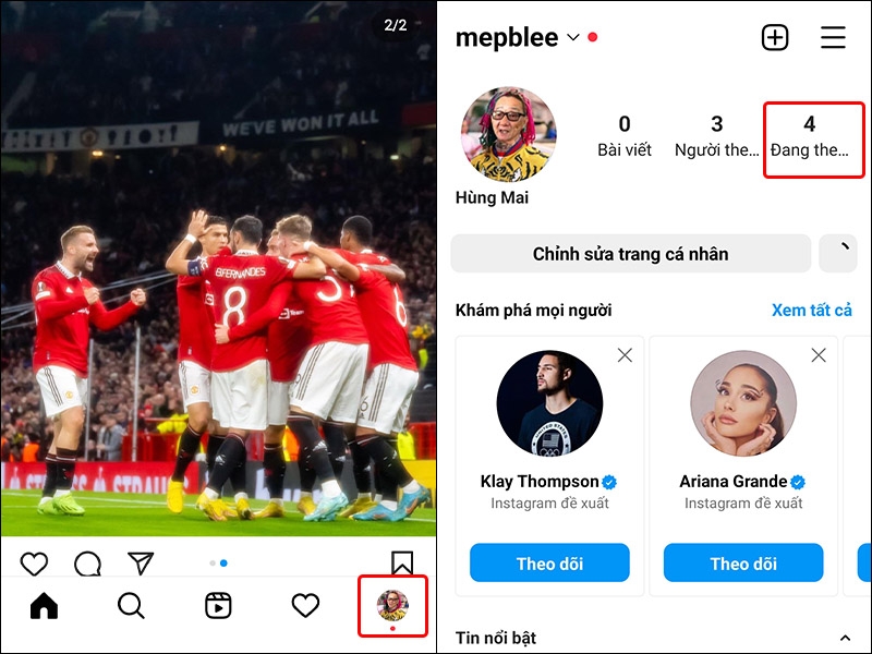 Cách chia sẻ trang cá nhân của người khác trên Instagram
