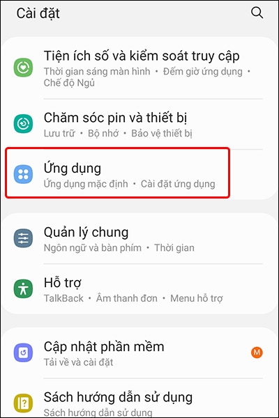 Hướng dẫn cài ứng dụng mặc định trên điện thoại Samsung