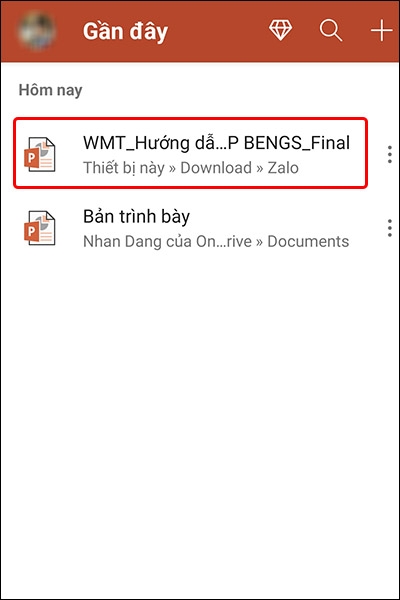 Chia sẻ bạn cách gửi tệp PowerPoint qua Zalo bằng điện thoại cực dễ