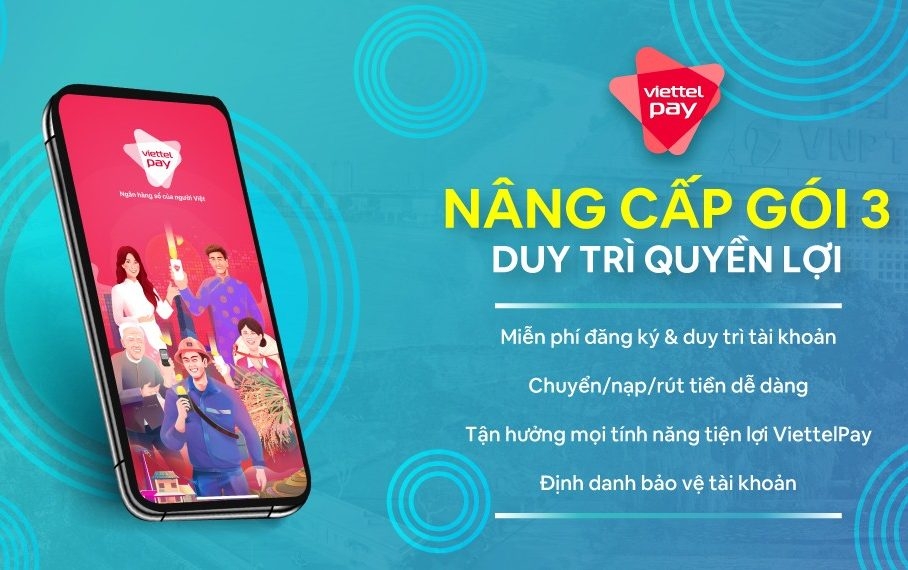 Cách nâng cấp gói 3 ViettelPay (Ảnh 2)