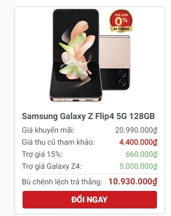 Samsung Galaxy Z Flip4 món quà 20/10 hoàn hảo cho chị em phụ nữ