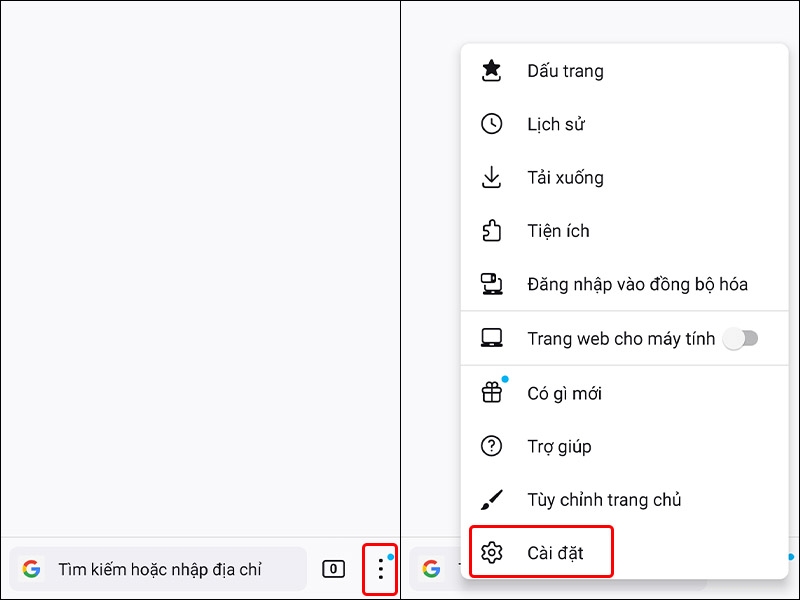 Cách tùy chỉnh hình nền trang chủ FireFox trên điện thoại