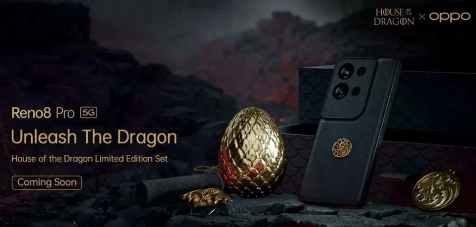 OPPO “nhá hàng” Reno 8 Pro House of Dragon Limited Edition