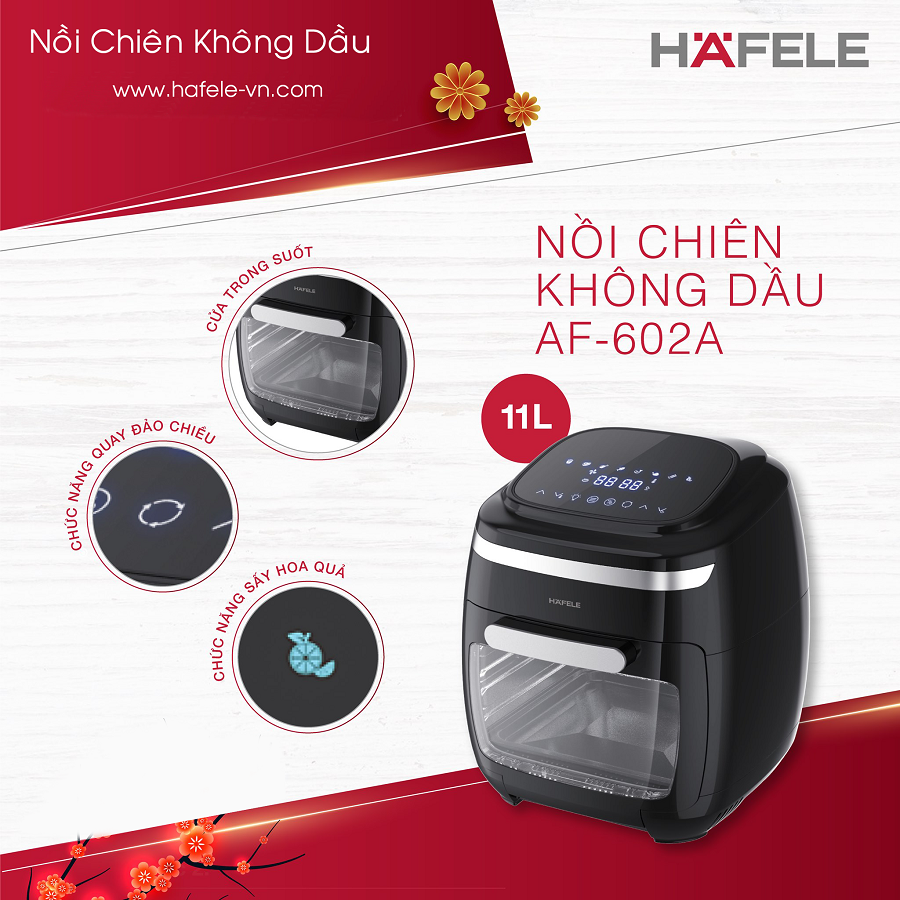 Nồi chiên không dầu Hafele 11 lít AF-602A