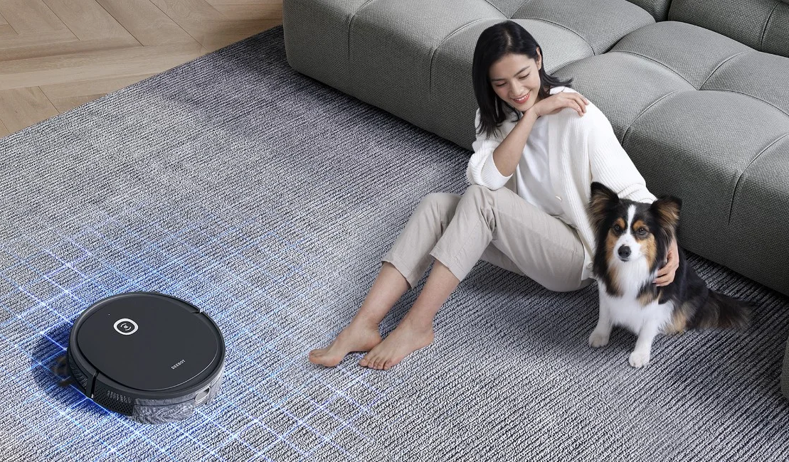 Robot hút bụi lau nhà Ecovacs Deebot U2 Pro Đen
