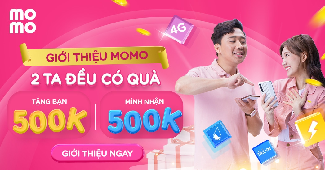 Chương trình nhập mã giới thiệu MoMo