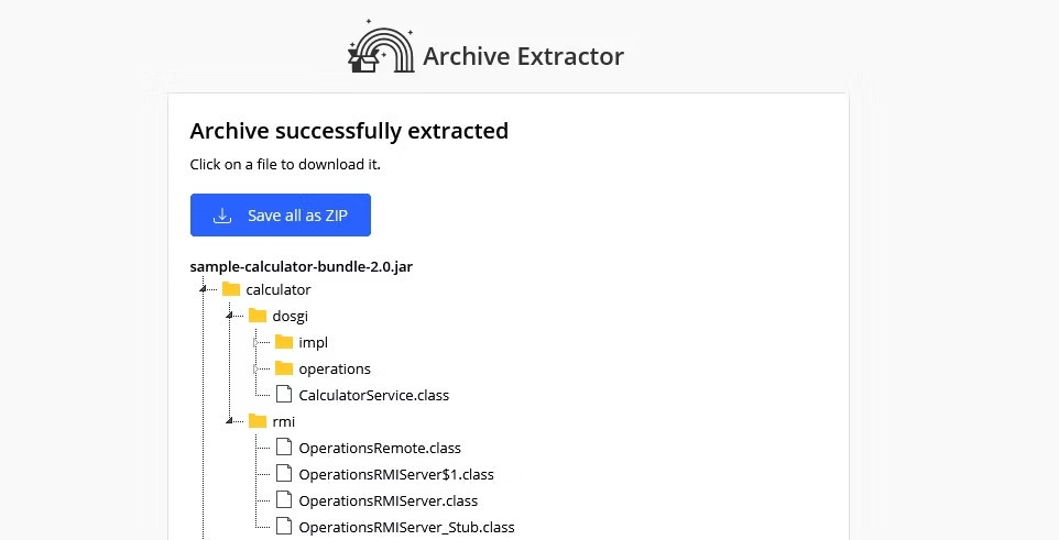 Cách trích xuất dữ liệu từ file JAR 02
