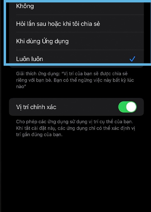 Hướng dẫn cách tắt định vị Zenly (Ảnh 8)