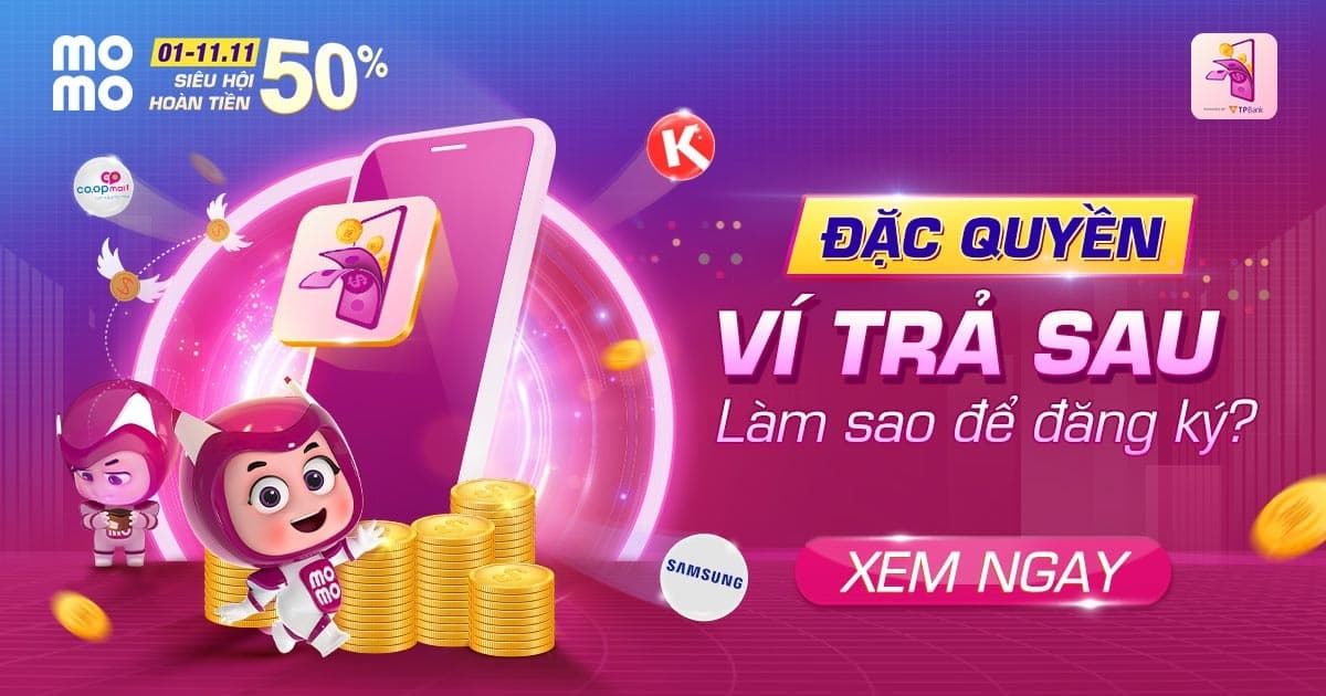 Điều kiện mở ví trả sau MoMo