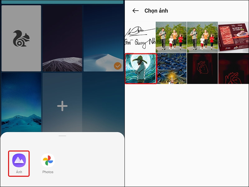 Cách thay đổi hình nền trên trình duyệt UC Browser