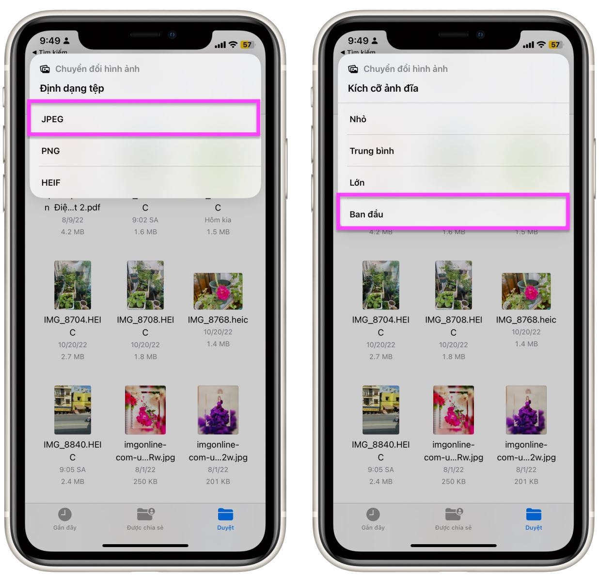 Cách chuyển ảnh HEIC WebP sang JPEG PNG - Ảnh 6