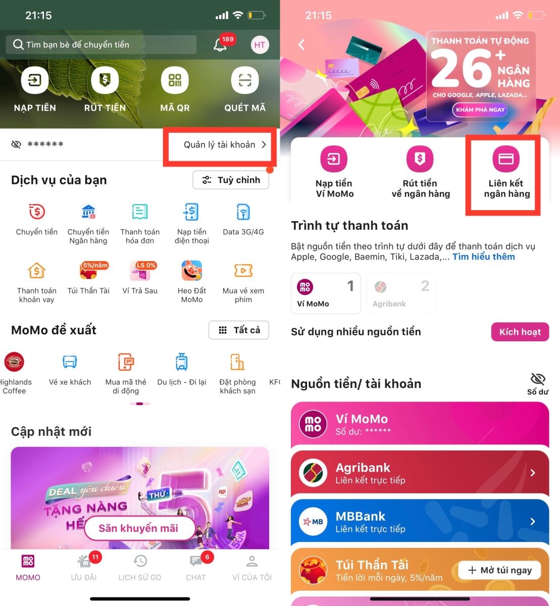 Nhập mã MoMo cho bạn mới 4