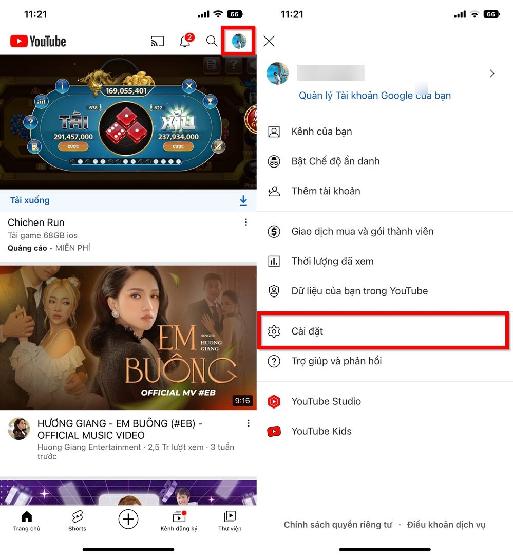 Cách bật tính năng tự động xóa lịch sử xem trên YouTube 1