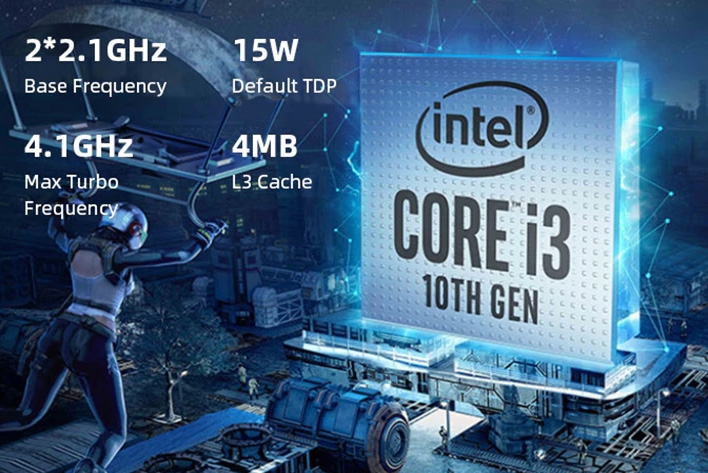 Bộ vi xử lý Intel Core i3 10110U (Ảnh 1)