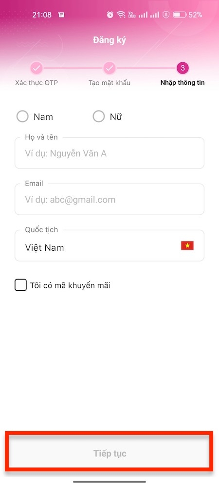 Cách đăng ký MoMo 4