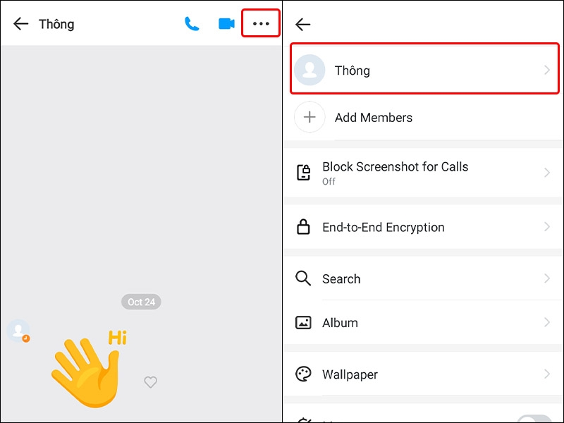 Hướng dẫn cách chặn người dùng trên imo