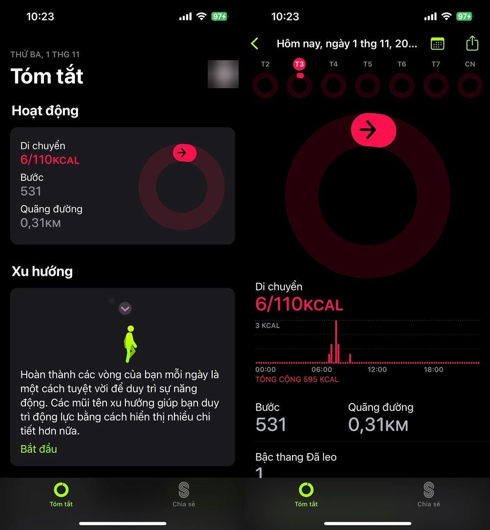Cách sử dụng ứng dụng Thể dục trên iOS 16 3