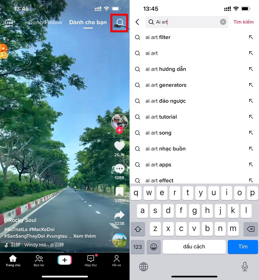 Cách quay video TikTok bằng hiệu ứng vẽ tranh nghệ thuật 1