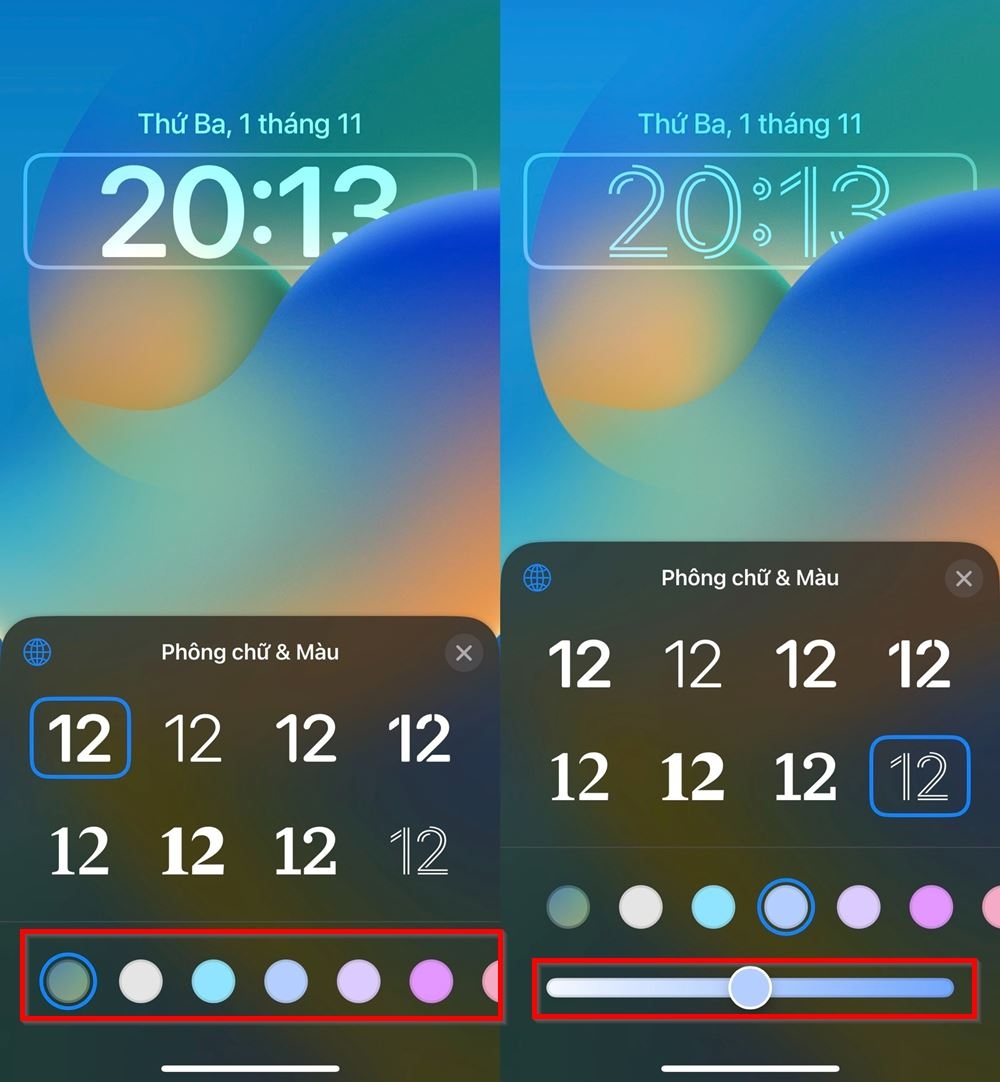 Cách đổi kiểu dáng đồng hồ iOS 16 3