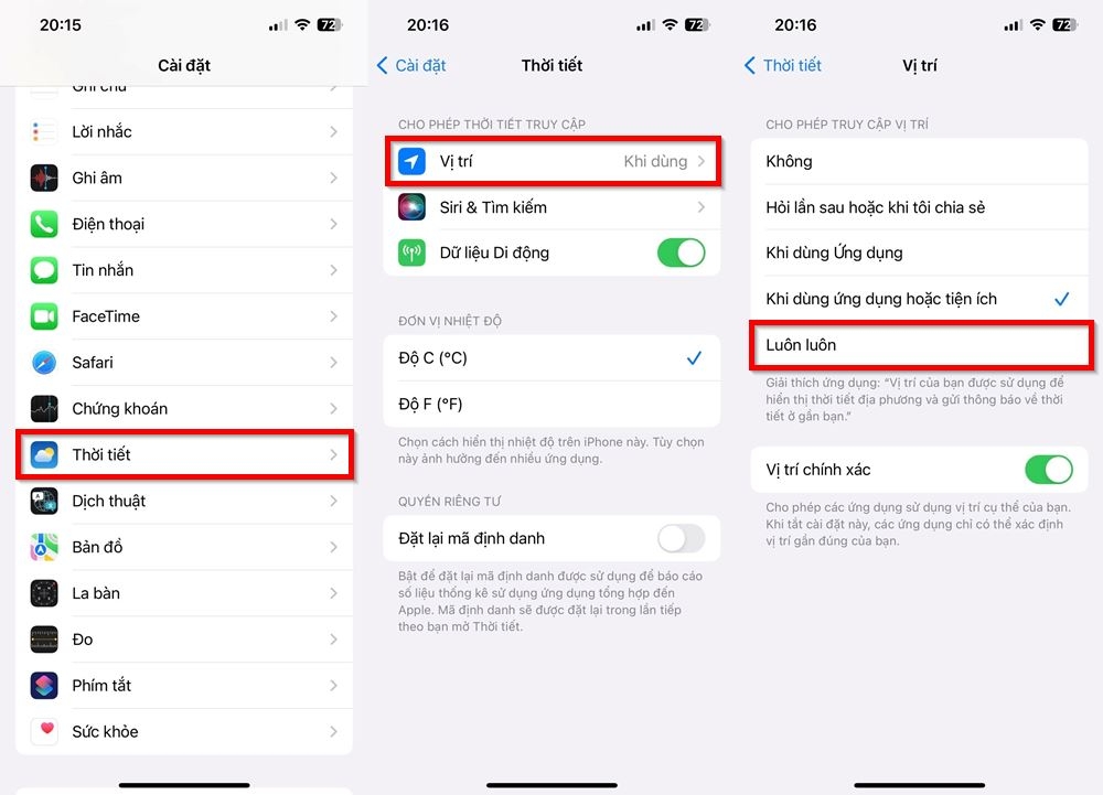 Cách bật thông báo thời tiết nguy hiểm trên iOS 16 1