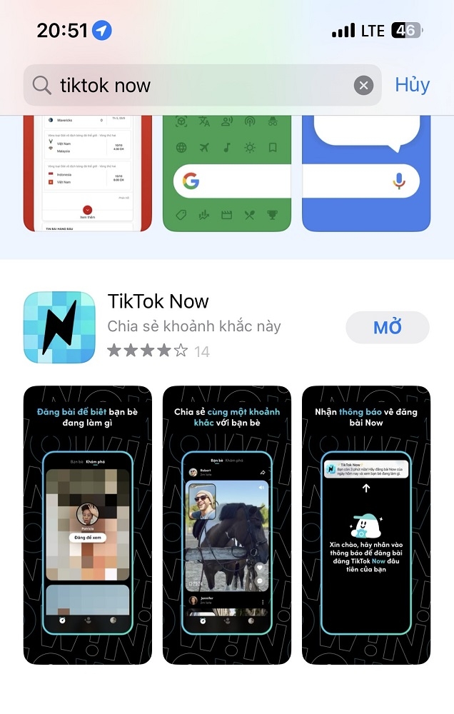Đăng nhập TikTok Now 1