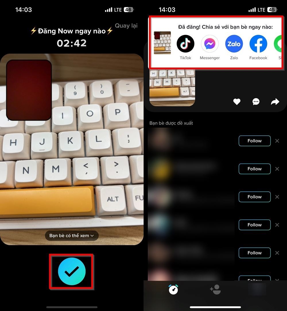 Cách đăng bài TikTok Now 4