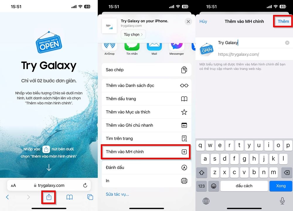 Cách trải nghiệm giao diện Samsung trên iPhone bằng TryGalaxy 1