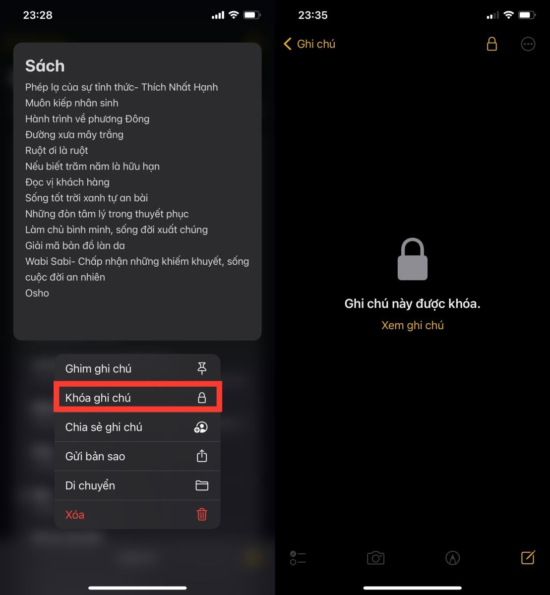 Cách sử dụng Ghi chú trên iPhone hiệu quả 7