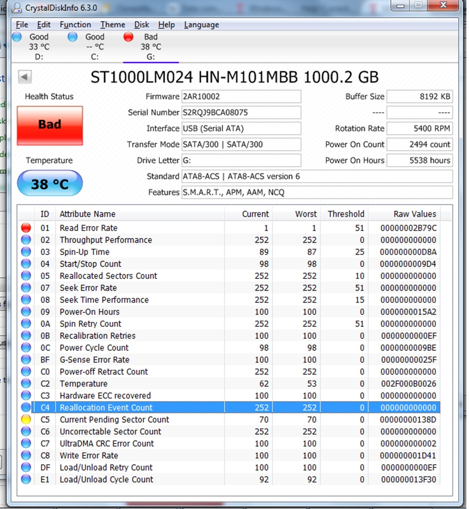 CrystalDiskInfo - Ảnh 03