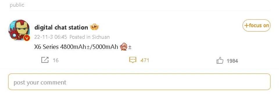 Thông tin pin OPPO Find X6