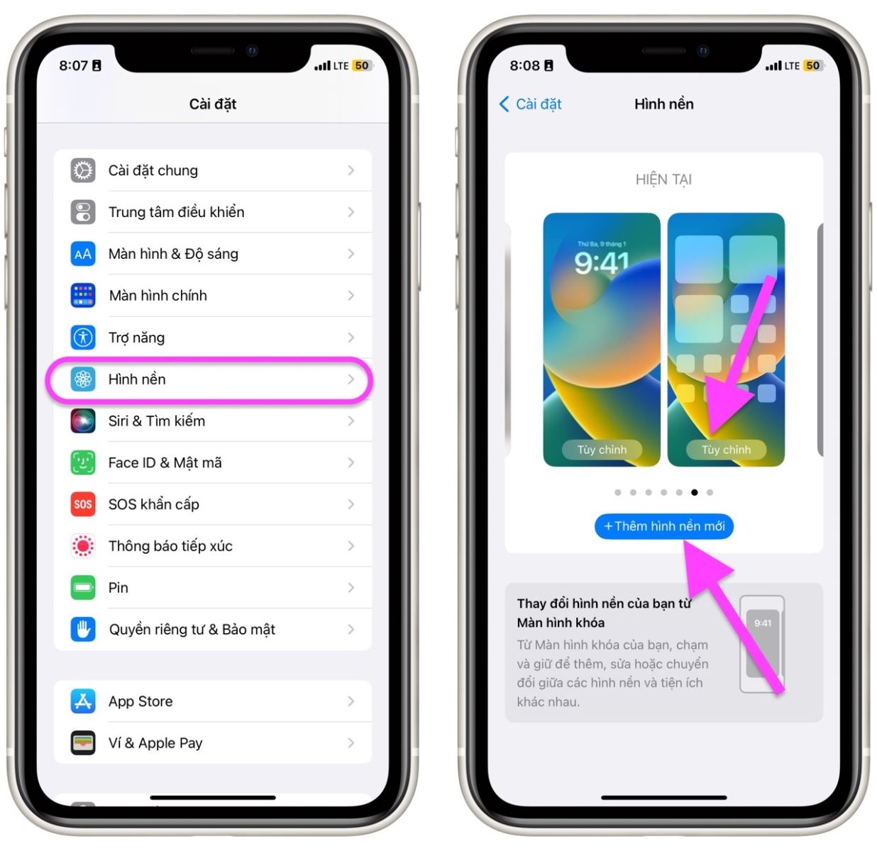 Cách đặt hình nền màn hình chính khác màn hình khóa trên iOS 16 - Ảnh 5