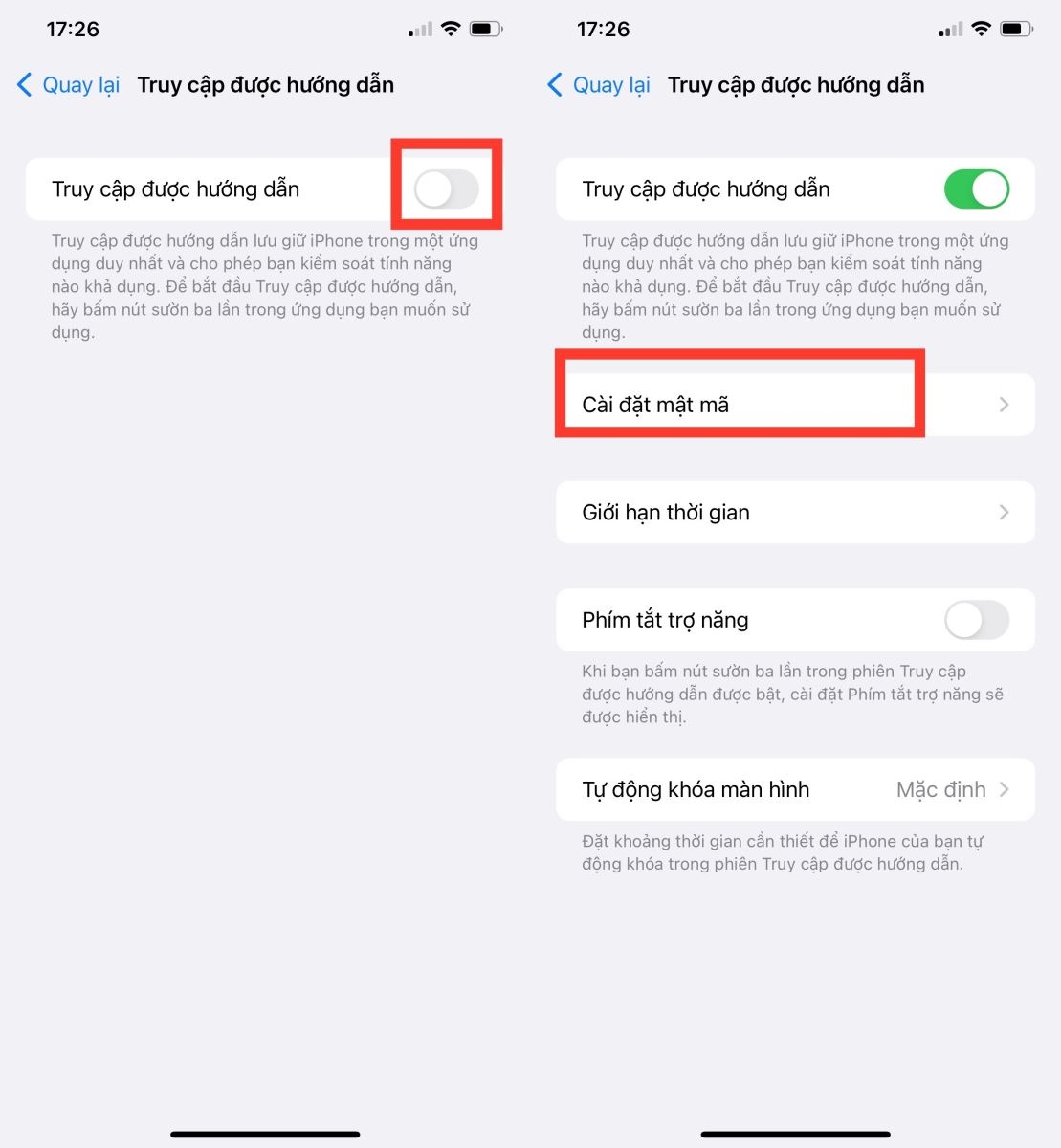 Cách cài mật khẩu ứng dụng iPhone 8