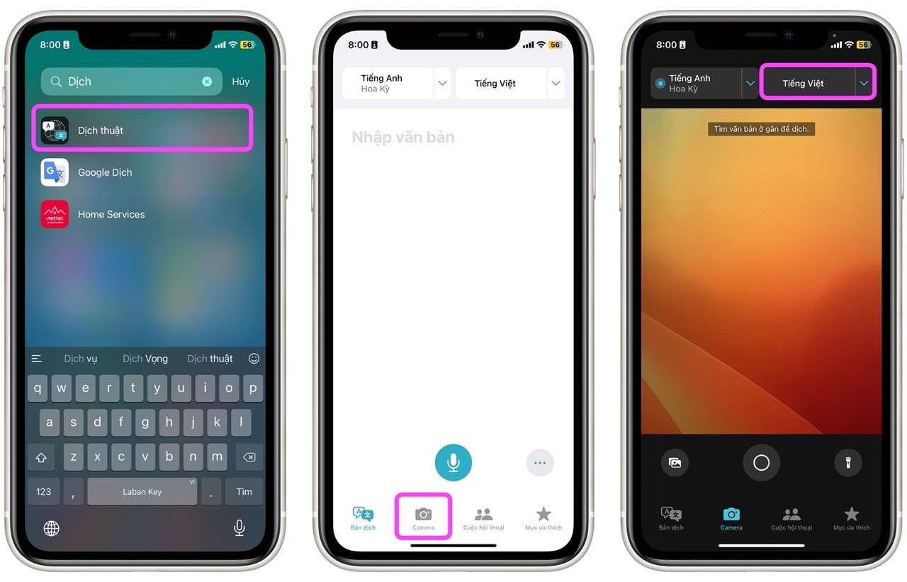 Cách dịch văn bản tiếng Anh sang tiếng Việt bằng camera trên iPhone và iPad - Ảnh 2