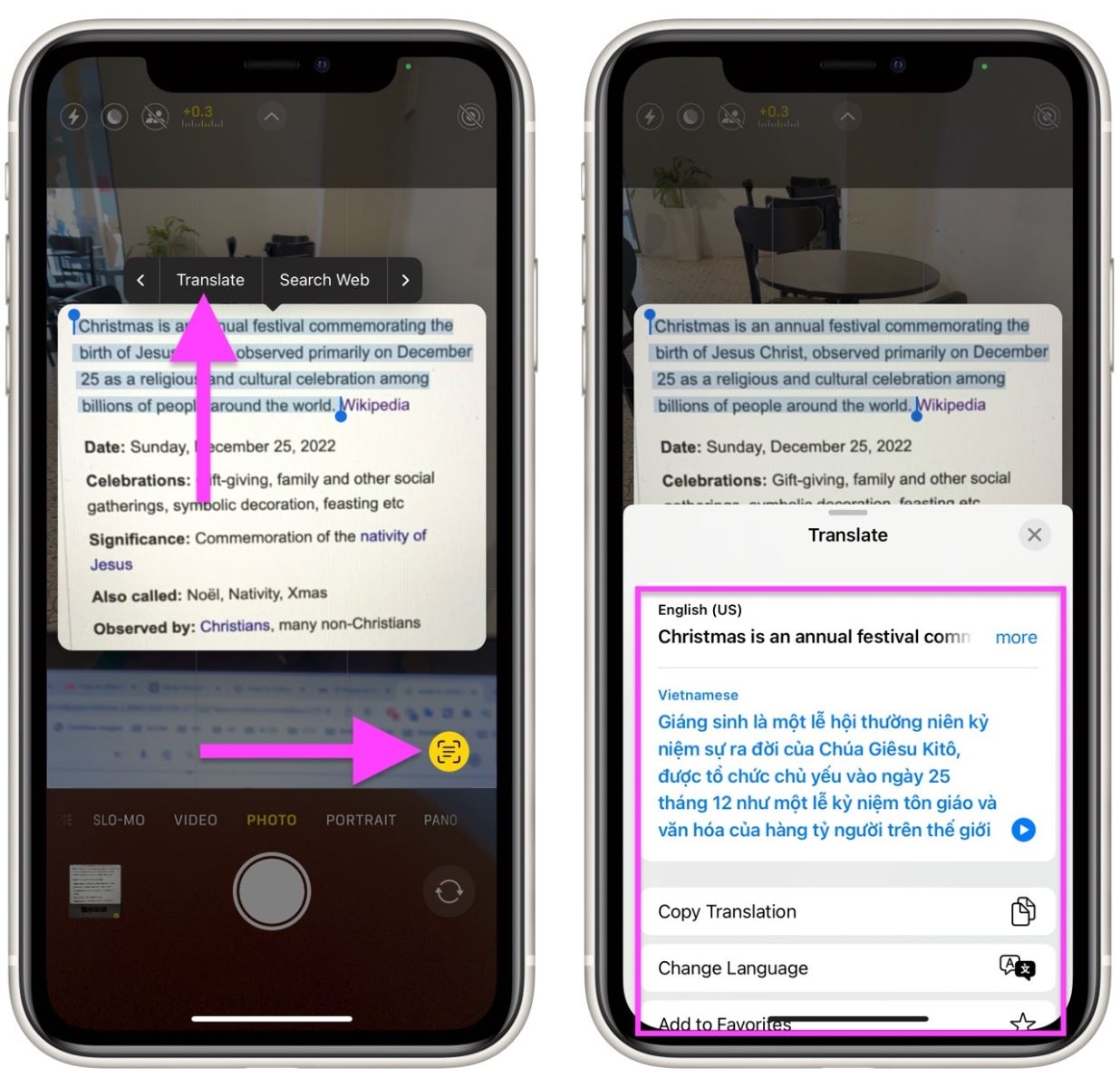 Cách dịch văn bản tiếng Anh sang tiếng Việt bằng camera trên iPhone và iPad - Ảnh 4