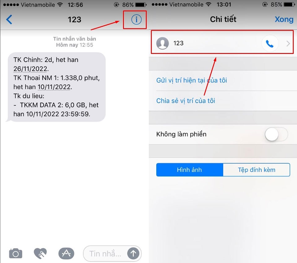 Chặn tin nhắn trên iPhone - Ảnh 02