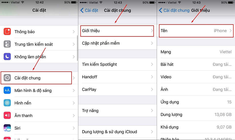 Đổi tên iPhone - Ảnh 02